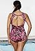Aquabelle Women's Chlorine Resistant High-Neck Swimsuit