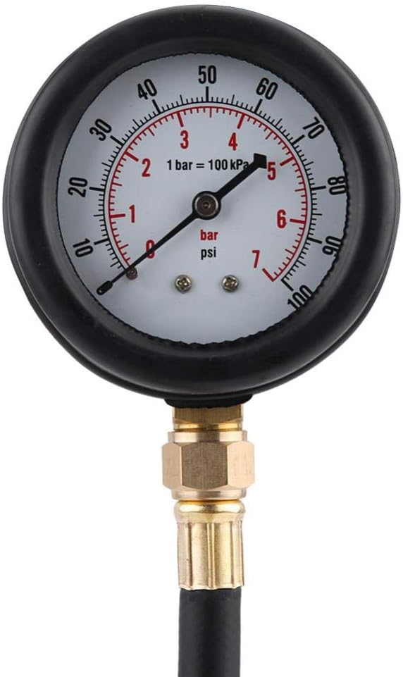 0100PSI Fuel Injection Pressure Gauge Kit, TU113 Petrol Fuel Pressure