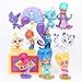 Shimmer and Shine Figure Set 12pcs Cake Toppers Party Supplies Birthday Decorations Genies Shimmer, Shine, Zac,Leah,Tala, Kaz and more Toys + BONUS Keychain