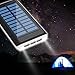 HuaF Solar Charger 24000mah Portable Charger Power Bank 3 USB Ports(1A+2A+2A) Backup Battery for iPhone iPad Samsung HTC Cellphones Tablet and More