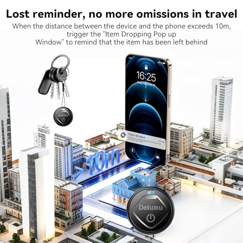Smart Tracker Tag, 2026 [Google Certified] Air Tracker Android 4 Pack | Tracker Tags Battery Life 1 Year Life, Keys/Wallets/Suitcases/Backpack Locator