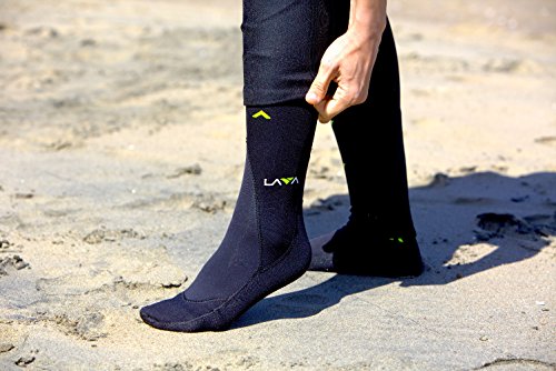 XTERRA LAVA Booties - 2mm Neoprene Wetsuit Socks (Medium)