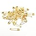 Bezall Small Safety Pins Gold Bulk for Clothes Quilting Sewing Fastening Garment Hang Tags Jewelry Making, 19mm Metal (1000Pcs)