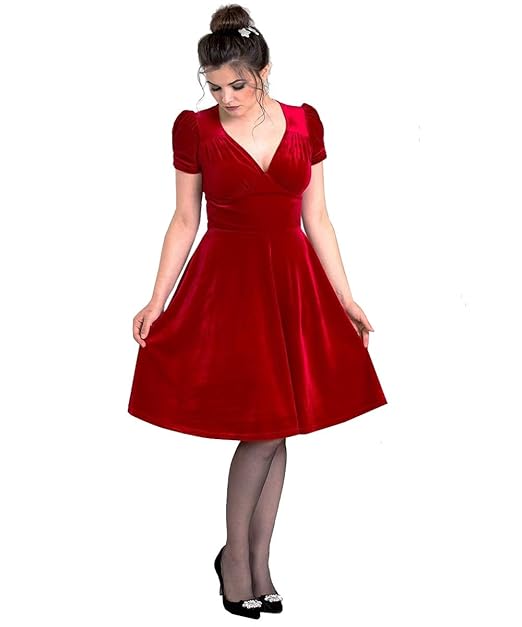 red velvet dress uk