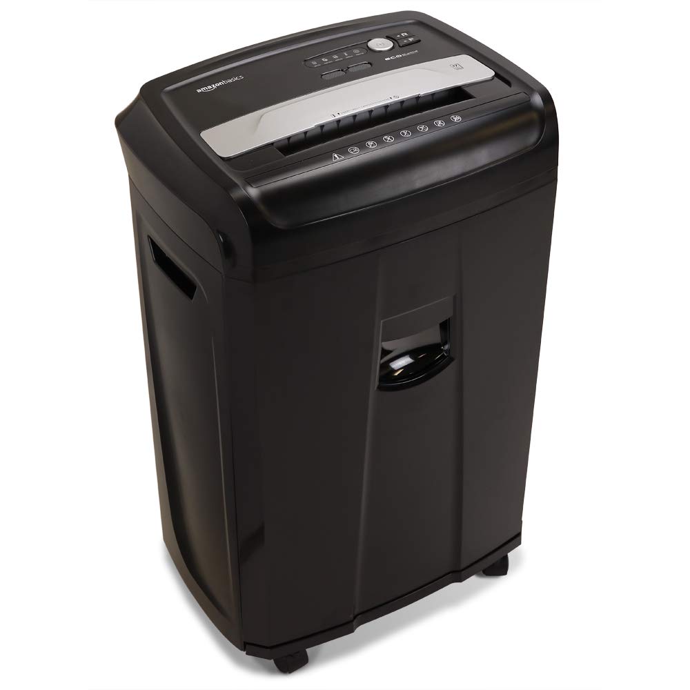 AmazonBasics 17-Sheet High-Security Micro-Cut Paper, CD, and Credit Card Shredder