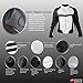 PRO LEATHER & MESH MOTORCYCLE WATERPROOF JACKET WHITE WITH EXTERNAL ARMOR L