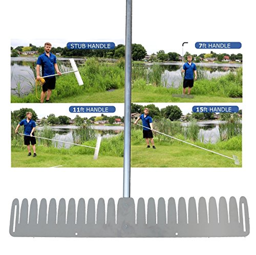 Shore-Tech industries WeedRipper Aquatic Weed Puller Remover for Lake & Pond Sea Weed (11-ft handle)