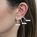 14k Yellow, White or Rose Gold Ball Stud Earrings