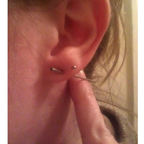 NewkeepsR 16G 316L Steel Taper Insertion Pin for Stretching Kit Ear Expander Body Piercing Tool
