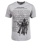 Star Wars - Emperial March Score T-Shirt Size S
