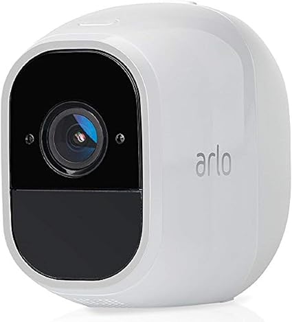 Arlo Pro 2 Smart Home Zusatz-Security-Überwachungskamera (Funktioniert mit Alexa, 130 Grad Blickwinkel, kabellos, WLAN, Indoor/Outdoor, Nachtsicht, wetterfest, 2-Wege Audio) weiß, VMC4030P