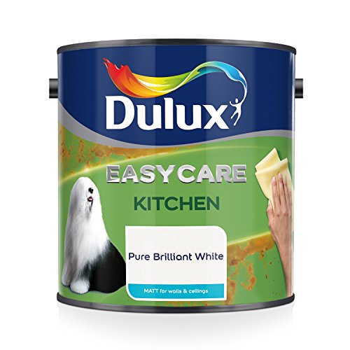 Buy Dulux5092113 Easycare Kitchen Matt Paint Pure Brilliant White 2