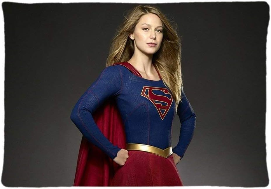 From Custom Melissa Benoist Supergirl TV Series Justice Pillowcase (Pillow Shams and Pillowcases) Rectangle Soft Cotton Pillow Case (Pillow Shams and Pillowcases) Pattern Printed (35cmx50cm)