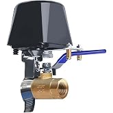 Smart WiFi Water Valve, APP Remote Control, Compatible with Alexa and Google Assistant, iOS/Android Apps, for Kitchen Gas Shutoff Valve, Farm Irrigation