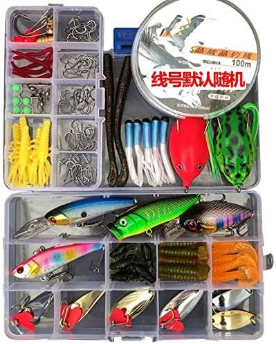 Judith Houston 205/206/207Pcs Fishing Lures Set Mixed Spoon Lure Soft Lure Fishing Accessory In Box Artificial Bait B226