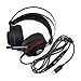 SIGNO Virtual 7.1 Surround Stereo Sound Gaming Headset Microphone Durable Comfortable High Cortical Earmuffs LED Light Fit PC Gamers (HP-819)thumb 3
