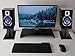 (2) Technical Pro 8 Studio Monitor Bookshelf Computer Multimedia Speaker Stands