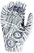 adidas AF1000 Adizero 7.0 Receiver's Gloves, White, Small