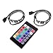 eTopxizu Computer RGB LED Light Strip with Remote control,RGB LED Light Flexible Lamp Strip DC 12V for PC Computer Case