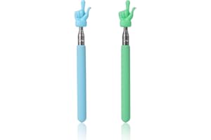 2pcs Teachers Pointer Stick, Telescopic Teachers Pointer for Classroom Presentation Whiteboard Extendable Pointing Stick for 
