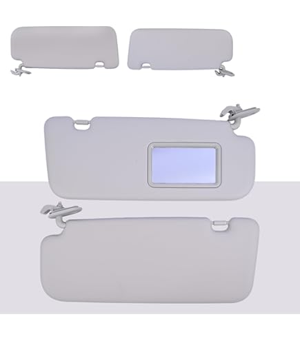 2X Car Sun Visor W/O Light Right Left Side For 11-14 Hyundai Elantra