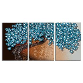 NWT Canvas Wall Art Abstract Forests Painting Artwork...