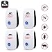 Wehome Pest Control Ultrasonic Repeller Set of 4, Indoor Plug in Repellent for Mosquitoes, Mice, Ants, Rats, Roaches, Spiders, Bugs, Flies, Rodents - Human & Pet Safe Eco-Friendly Pest Warrior