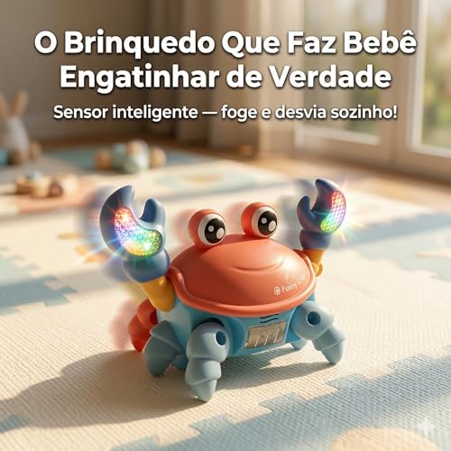 Kit Brinquedos Pato Dançante Caranguejo Fujão Infantil Aleatório