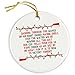 ChalkTalkSPORTS Crew Round Ceramic Ornament | A Rower's Jingle All The Way