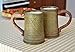 Handmade Ceramic Beer Mug Clay Cup with Handle 25oz Multicolor Earthenware Tea Coffee Lead Free Pottery Handcrafted Green Semin Mug