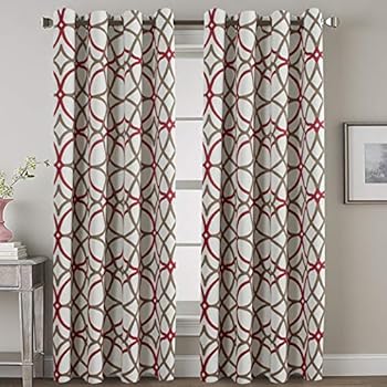 Zainitex Inc Gently Light Reducing Burlap Curtains For Bed Room