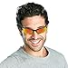 FARROVA - AX5065 Extreme Series Polarized Sunglasses Cycling Grilamid TR90 Frame Sports Sunglasses for Men & Women with Interchangeable Iridium Lenses for All Outdoor Activities, Grey Frame