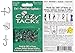 CraZy TACKz Push pin Hook.5 x .5 x 1.125, Clear, (Packaging May Vary) primary