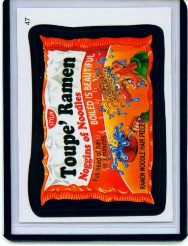 Wacky Packages Series 7 Toupe' Ramen Sticker