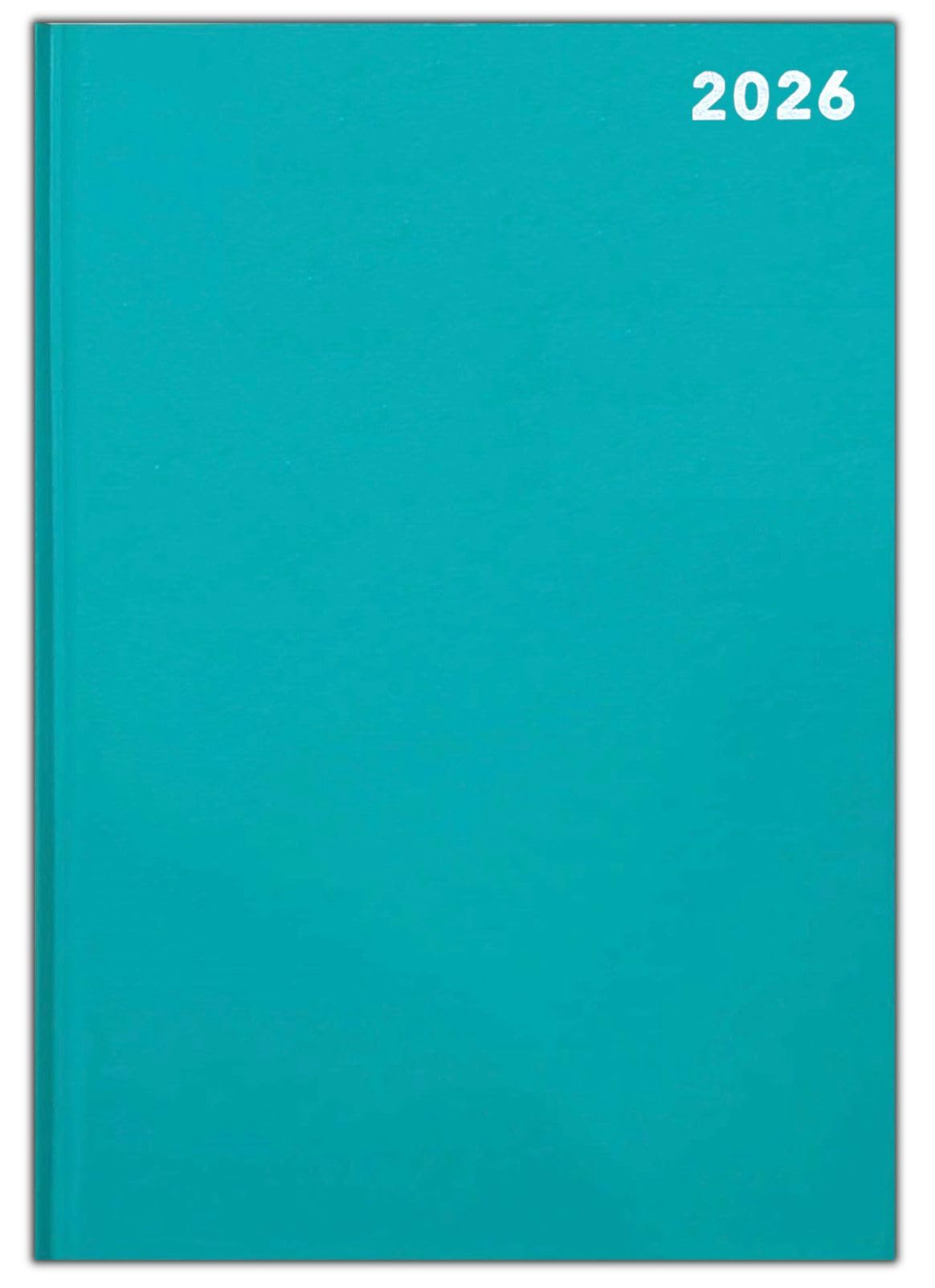 PaulStore 2026 Diary A4 / A5 / A6 Diary Page A Day Desk And Week To View Pastel Colour Diaries Organiser For Student, Teacher, Home, Office, Business Year Planner (Green, A4 Week To View)