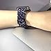 Moonooda Compatible with iWatch Bands 38mm 40mm 42mm 44mm, Women Replacement Wristband Bling Glitter Strap Compatible with Series 6 5 4 3 2 1, Black
