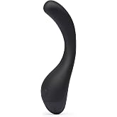 Lovehoney Power Play 5 inch G Spot Vibrator for Women, Black | Body Safe Silicone, Powerful G Spot Massager, 7 Vibrating Modes, Curved Design, Battery Powered Adult Sex Toys for Couples