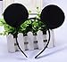 Mouse Ears Headband Children Birthday Party Supplies Boys Mom Baby Hair Accessories Party Decoration Baby Shower Valentine's Day Halloween Christmas Set of 2