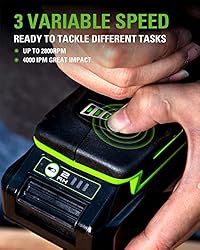 Greenworks 24V Brushless Impact Driver Kit, 2650