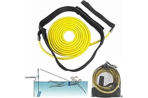FBSPORT Swim Training Belts 3M,Swimming Resistance Leash for Training,Swims Bungee Cords Resistance Bands
