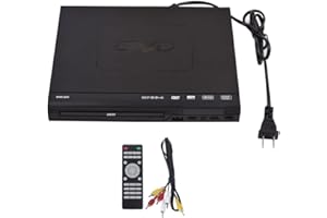 Fuuroottly DVD-225 Home DVD Player Digital Multimedia Player AV Output with Remote Control for TV VCD DVD Player US Plug