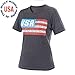 Epivive American Flag USA T Shirt: Red, White and Blue Graphic Tees for Men, Women, Teens and Kids - Large
