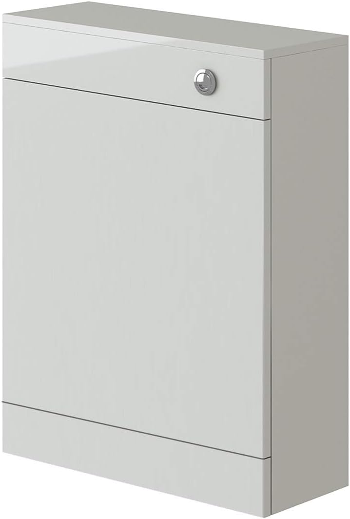 VeeBath Sphinx Back to Wall Toilet Unit 600mm High Gloss White MDF