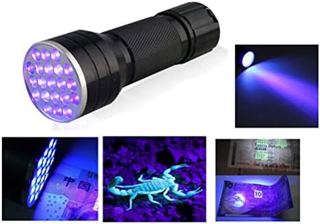 Flashlight UV Ultra Violet 21 LED Torch Light Lamp