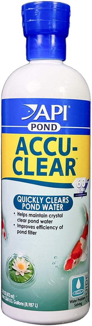 API POND ACCU-CLEAR Pond Water Clarifier 473 ml White Bottle