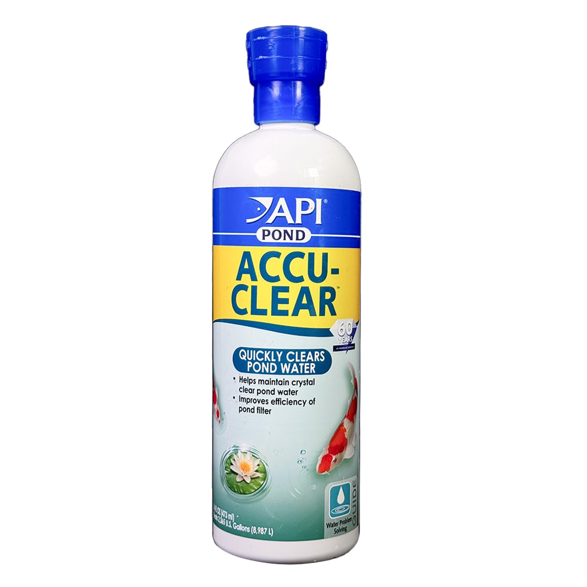 API POND ACCU-CLEAR Pond Water Clarifier Bottle, White, 473 ml