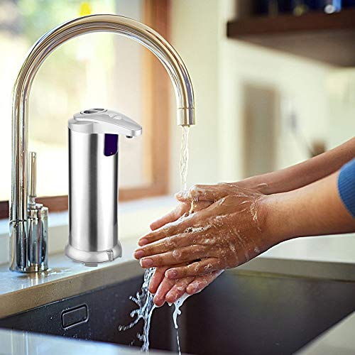 Automatic Soap Dispenser Hand Free Stainless Steel Waterproof Infrared