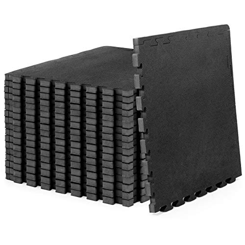 ProsourceFit Extra Thick Puzzle Exercise Mat 1", EVA Foam Interlocking Tiles for Protective, Cushion ProsourceFit Extra Thick Puzzle Exercise Mat 1", EVA Foam Interlocking Tiles for Protective, Cushion