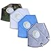 Muryobao Mouth Mask Anti Pollution Mask Unisex Outdoor Protection N95 4 Layer Filter Insert Anti Dust Mask with Valve Filter for Men Women 4 Pack Grey White Blue Camo