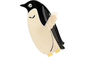 Hair Claw Clips for Women - Fancy Penguin Clamp Decor - Hair Styling Accessories Decoration for Women Work School Dance Perfo